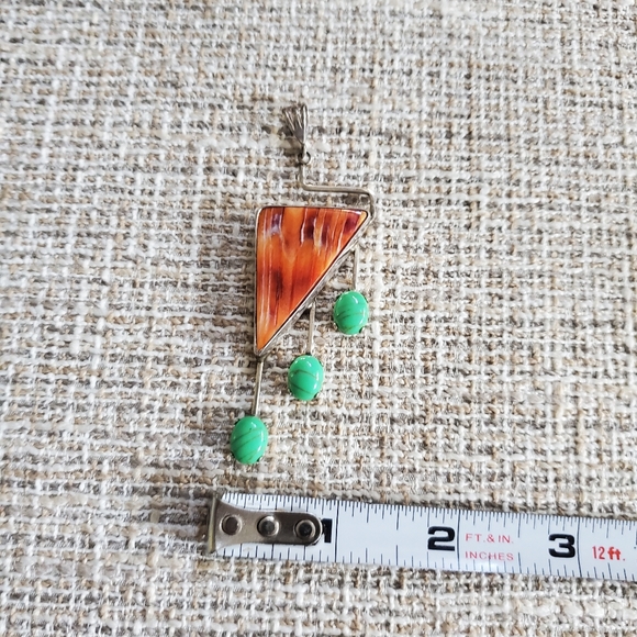 Sterling Artisan Gemstone Pendant - Picture 8 of 8